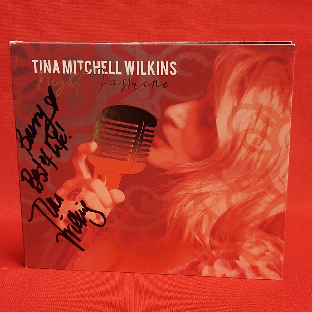 Tina Mitchell Wilkins Night Jasmine CD Signed 2018